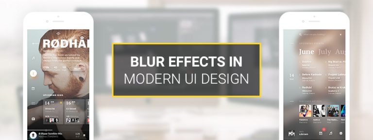 Impact of using Shadows and Blur Effects in Modern UI Design - eTatvaSoft