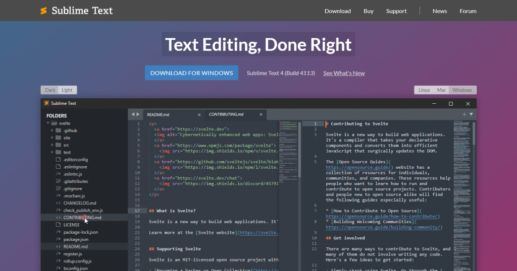 Sublime Text Sublime Text