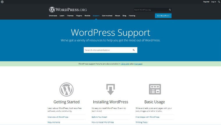 Wordpress Support