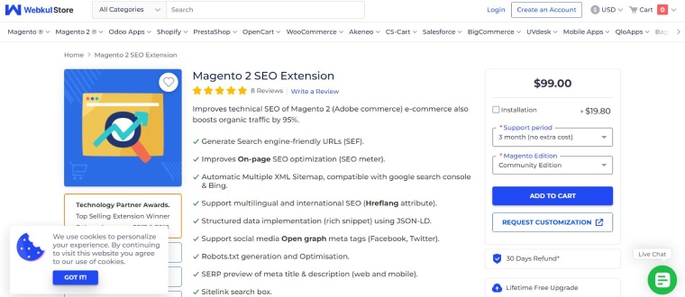 SEO for Magento 2 SEO for Magento 2