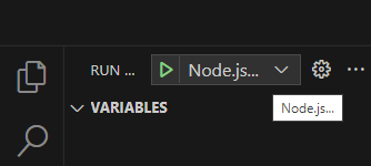 Node JS debugger Output