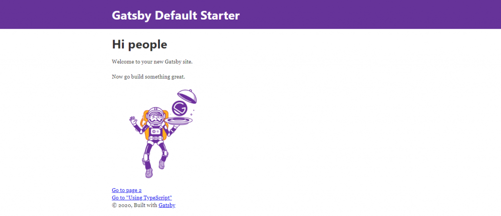 Gatby Default Starter Gatby Default Starter