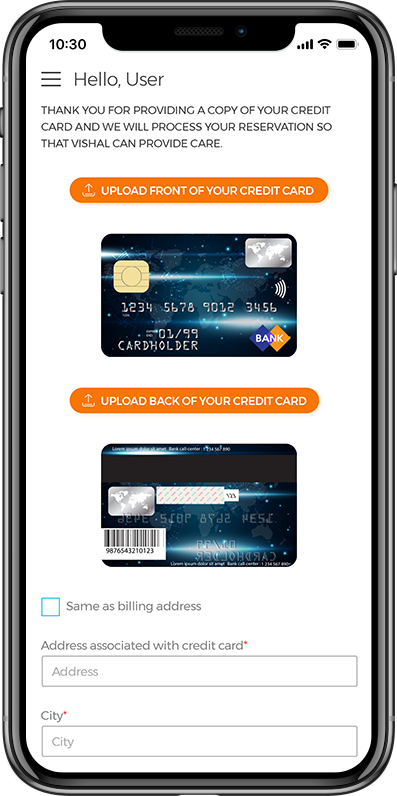 Credit Card Details