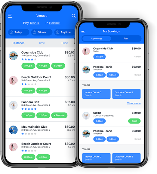 Best online sports booking app